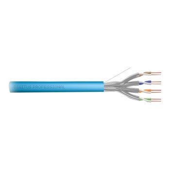 DIGITUS Installation cable cat.6A U/FTP Dca solid wire AWG 23/1 LSOH 500m blue reel DIGITUS Installation cable cat.6A U/FTP Dca solid wire AWG 23/1 LSOH 500m blue reel
