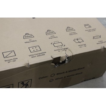 SALE OUT. Logilink BP0025 TV stand cart, adjustable TV height, 37–70“, max. 50 kg | Logilink | Floor stand | BP0025 | 30-70 " | Maximum weight (capacity) 50 kg | DAMAGED PACKAGING