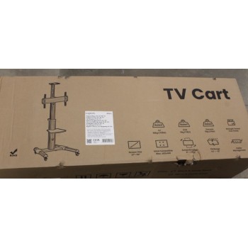 SALE OUT. Logilink BP0025 TV stand cart, adjustable TV height, 37–70“, max. 50 kg | Logilink | Floor stand | BP0025 | 30-70 " | Maximum weight (capacity) 50 kg | DAMAGED PACKAGING