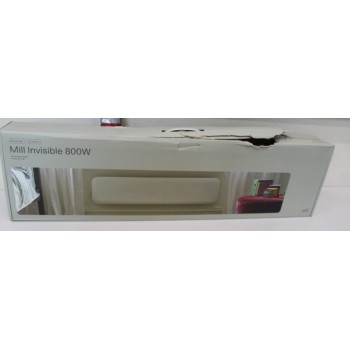 SALE OUT. Mill IB800L DN Panel Heater, 800W, low version, steel front, white | Mill | Heater | IB800L DN | Panel Heater | 800 W | Number of power levels 1 | Suitable for rooms up to 14 m² | White | DAMAGED PACKAGING, BENT HOLDER | IPX4