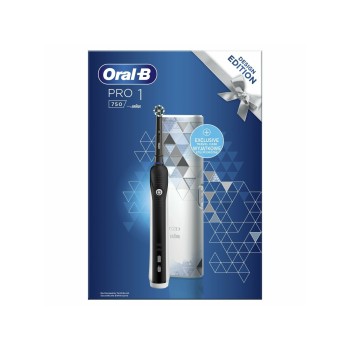 Oral-B | Electric Toothbrush | Pro1 750 | Rechargeable | For adults | Number of brush heads included 1 | Number of teeth brushing modes 1 | Black/White