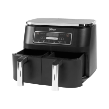 NINJA | AF300 | Air Fryer | Power 1 frying compartment: 1200 W; 2 frying compartments: 2400 W W | Capacity 7.6 L | Black