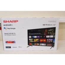Sharp | 32FH2EA | 32" (81 cm) | Smart TV | Android | HD | Black | DAMAGED PACKAGING