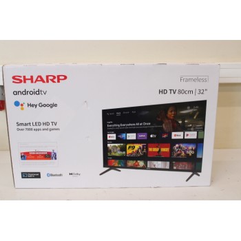 Sharp | 32FH2EA | 32" (81 cm) | Smart TV | Android | HD | Black | DAMAGED PACKAGING