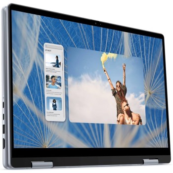 Inspiron 14 2in1 | Ice Blue | 14 " | WVA | Touchscreen | FHD+ | 1920 x 1200 pixels | Intel Core 7 | 150U | 16 GB | DDR5 | SSD 1000 GB | Intel Graphics | Windows 11 Pro | 802.11ax | Keyboard language English | Keyboard backlit | Warranty 36 month(s)