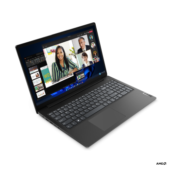 Lenovo Essential V15 G4 AMN | Black | 15.6 " | IPS | FHD | 1920 x 1080 pixels | Anti-glare | AMD Ryzen 5 | 7520U | 16 GB | Soldered LPDDR5 | 512 GB | AMD Radeon 610M Graphics | Windows 11 Pro | 802.11ax | 5.2 | English | Warranty 24 month(s) | Batter