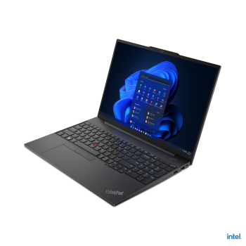 Lenovo ThinkPad E16 | Graphite Black | 16 " | IPS | WUXGA | 1920 x 1200 pixels | Anti-glare | Intel Core i5 | i5-1335U | 16 GB | DDR4 | Solid-state drive capacity 512 GB | Intel Iris Xe Graphics | Windows 11 Pro | 802.11ax | Bluetooth version 5.1 | K