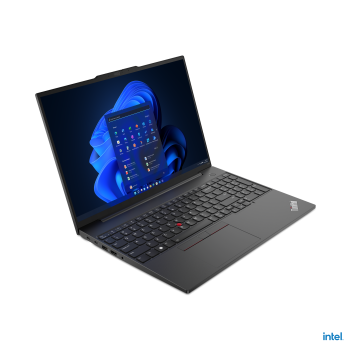Lenovo ThinkPad E16 | Graphite Black | 16 " | IPS | WUXGA | 1920 x 1200 pixels | Anti-glare | Intel Core i5 | i5-1335U | 16 GB | DDR4 | Solid-state drive capacity 512 GB | Intel Iris Xe Graphics | Windows 11 Pro | 802.11ax | Bluetooth version 5.1 | K