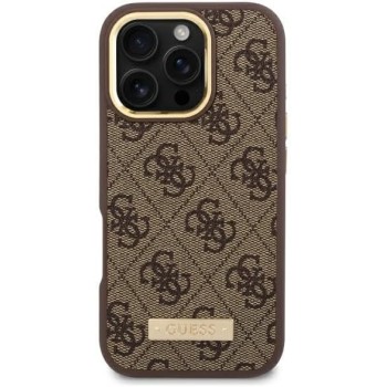 GUESS | GUHMP16LU4GPRW | Case | iPhone 16 Pro | Apple | Thermoplastic/Polyurethane | Brown