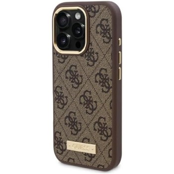 GUESS | GUHMP16LU4GPRW | Case | iPhone 16 Pro | Apple | Thermoplastic/Polyurethane | Brown