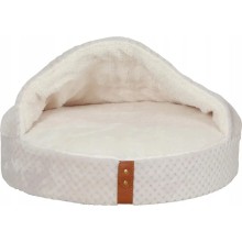 Zolux | Paloma Cat Bed with Cover, 480x480x150 mm | Beige