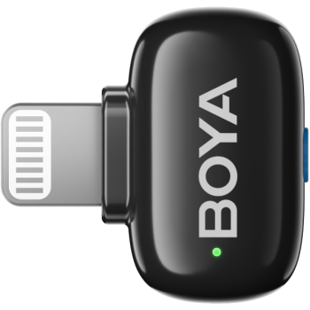 Boya | Mini-15 Ultracompact 2.4GHz Wireless Microphone System with Lightning plug | Black
