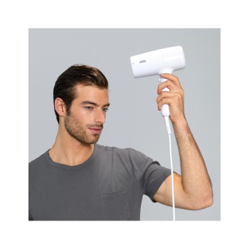 Braun | Hair dryer | BRHD210E | 2100 W | Number of temperature settings 3 | White