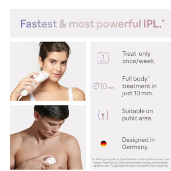 Braun | IPL Epilator | PL7147 Skin i·expert | Number of power levels 10 | White/Pink