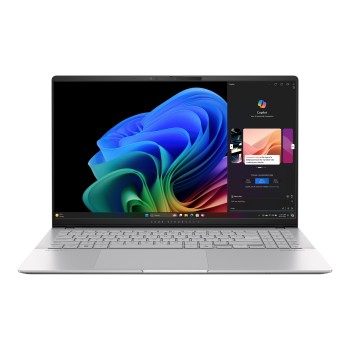 Asus Vivobook S S5507QA-MA112W | Cool Silver | 15.6 " | OLED | 3K | 2880 x 1620 pixels | Glossy | Snapdragon X Elite | X1E 78 100 | 32 GB | LPDDR5X | Solid-state drive capacity 1000 GB | Qualcomm Adreno GPU | Windows 11 Home | 802.11be | Bluetooth ve