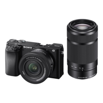 Sony ILCE-6100 Mirrorless Camera + 16-50mm + 55-210mm Lens | Sony Sony ILCE-6100 Mirrorless Camera + 16-50mm + 55-210mm Lens | Sony