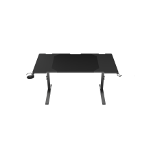 Genesis | Modular Gaming Desk | Holm 140 RGB | Anthracite Black
