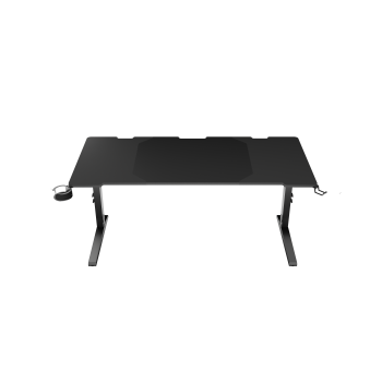 Genesis | Modular Gaming Desk | Holm 160 RGB | Anthracite Black