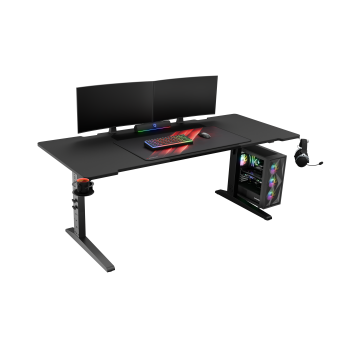 Genesis | Modular Gaming Desk | Holm 180 RGB | Anthracite Black
