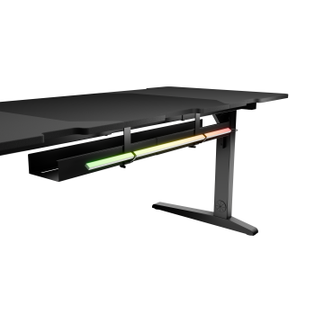 Genesis | Modular Gaming Desk | Holm 180 RGB | Anthracite Black