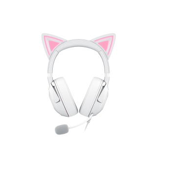 Razer Headset | Kraken Kitty V2 | Wired | Over-ear | Microphone | Noise canceling | White