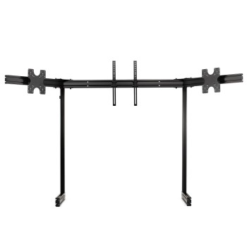Next Level Racing Floor stand | ELITE Free Standing Triple Monitor Stand | Fully adjustable and customizable | 21-43 " | Black