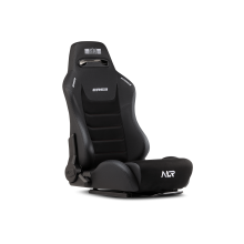 Next Level Racing | Premium PU Leather | Reclining Seat | ERS3 Elite PU Leather & Suede Edition | Black