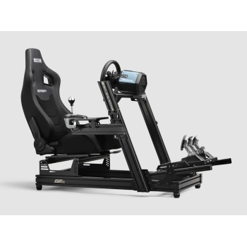 Next Level Racing | PU Leather and Suede | Reclining Seat | ERS4 Elite PU Leather & Suede Edition | Black