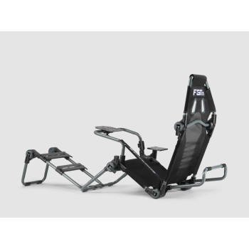 Next Level Racing | Foldable Formula and GT Cockpit | F-GT Lite Grey Edition | Grey and Black