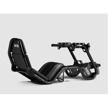 Next Level Racing | Steel | Racing Simulator Cockpit | F-GT Pro Formula and GT Black Edition | Black