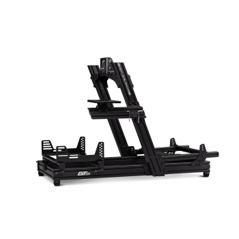 Next Level Racing | Aluminum | Racing Simulator Cockpit | GTElite Front and Side Mount Edition | Black