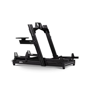 Next Level Racing | Aluminum | Racing Simulator Cockpit | GTElite Front and Side Mount Edition | Black