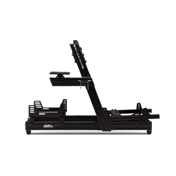 Next Level Racing | Aluminum | Racing Simulator Cockpit | GTElite Front and Side Mount Edition | Black