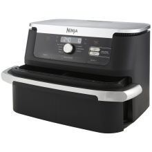NINJA | Double Air Fryer | AF500EU Foodi FlexDrawer | Power 2470 W | Capacity 10.4 L | Black