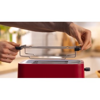 Bosch Compact Toaster | TAT3M124 MyMoment | Number of slots 2 | Housing material Plastic | Red