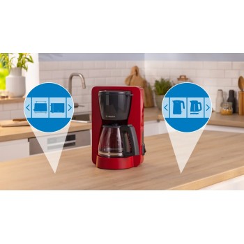 Bosch Coffee Maker | TKA2M114 MyMoment | Drip | 1200 W | Red