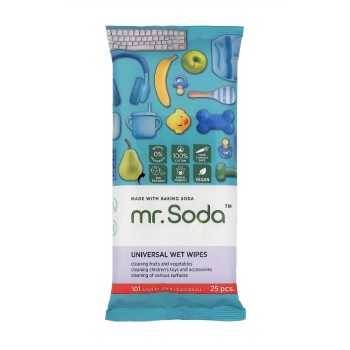 SODA mr. Soda Wet Wipes Universal 25 pcs | Soda SODA mr. Soda Wet Wipes Universal 25 pcs | Soda