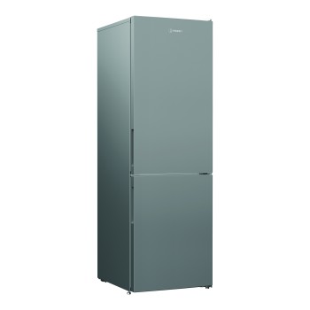 INDESIT Refrigerator | INKS 1361 S4E | Energy efficiency class E | Free standing | Combi | Height 185.2 cm | Fridge net capacity 223 L | Freezer net capacity 120 L | 38 dB | Silver