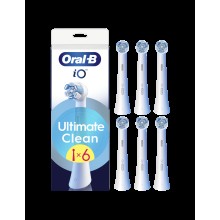 Oral-B Replaceable toothbrush heads | iO UltimateClean | Heads | For adults | Number of brush heads included 6 | White