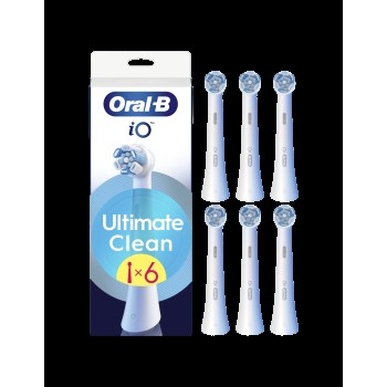 Oral-B Replaceable toothbrush heads | iO UltimateClean | Heads | For adults | Number of brush heads included 6 | White