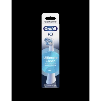 Oral-B Replaceable toothbrush heads | iO UltimateClean | Heads | For adults | Number of brush heads included 4 | White