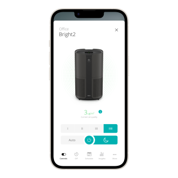 Duux Smart Air Purifier | Bright 2 | 4-22 W | Suitable for rooms up to 42 m² | Black