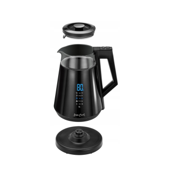 Sourcing | Kettle with temperature control | PSC-111/B | Electric | 1700 W | 1.7 L | Plastic/Glass | 360° rotational base | Black