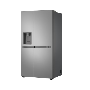 LG Refrigerator | GSLC41PYPE | Energy efficiency class E | Free standing | Side by side | Height 179 cm | Fridge net capacity 420 L | Freezer net capacity 221 L | Display | 36 dB | Grey