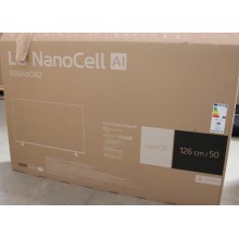 LG | 4K Smart NanoCell TV | 50NANO82T3B | 50" | Smart TV | webOS 24 | Black | DAMAGED PACKAGING