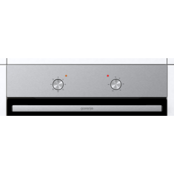 Gorenje Oven | BO6615E01X | 60 L | Electric | EnamelClean | Mechanical control | Height 59.5 cm | Width 59.5 cm | Stainless steel