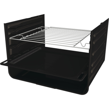 Gorenje Oven | BO6615E01X | 60 L | Electric | EnamelClean | Mechanical control | Height 59.5 cm | Width 59.5 cm | Stainless steel