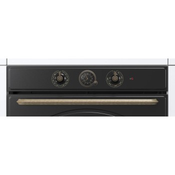 Gorenje Oven | BOS67372CLB | 77 L | Electric | AquaClean | Mechanical control | Steam function | Height 59.5 cm | Width 59.5 cm | Black
