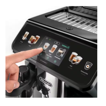 Delonghi Coffee Maker | ECAM450.65.G Eletta Explore | Pump pressure 19 bar | Built-in milk frother | Automatic | 1450 W | Grey
