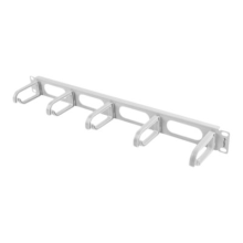 Lanberg 19" cable management panel 5 rings - type B 1U, grey | Lanberg